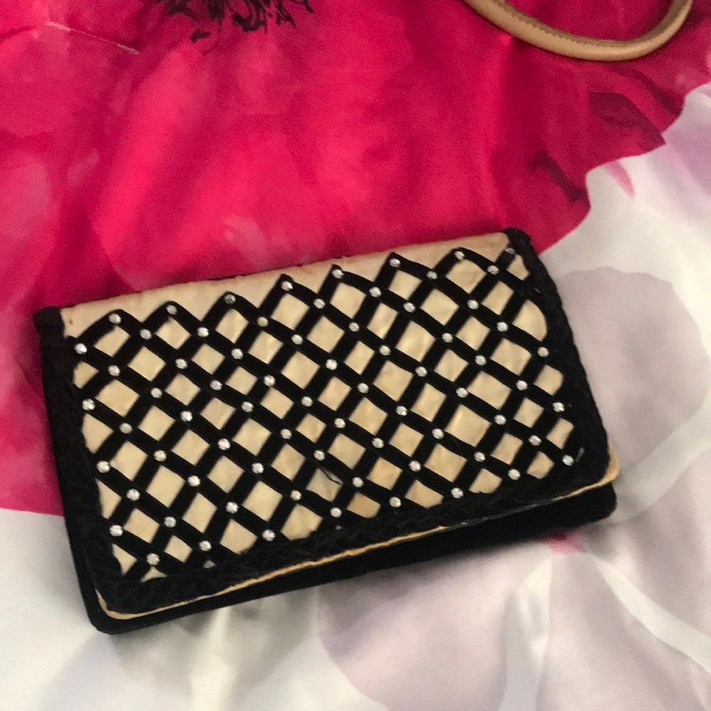 Gold and Black Pouch